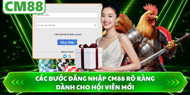 Các bước đăng nhập CM88 rõ ràng dành cho hội viên mới