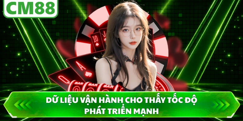 Dữ liệu vận hành cho thấy tốc độ phát triển mạnh